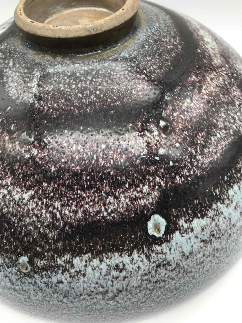 明時代　火焔青釉大碗 紫紅釉大鉢　水盆　辰砂釉　窯変釉　景徳鎮(B-28)