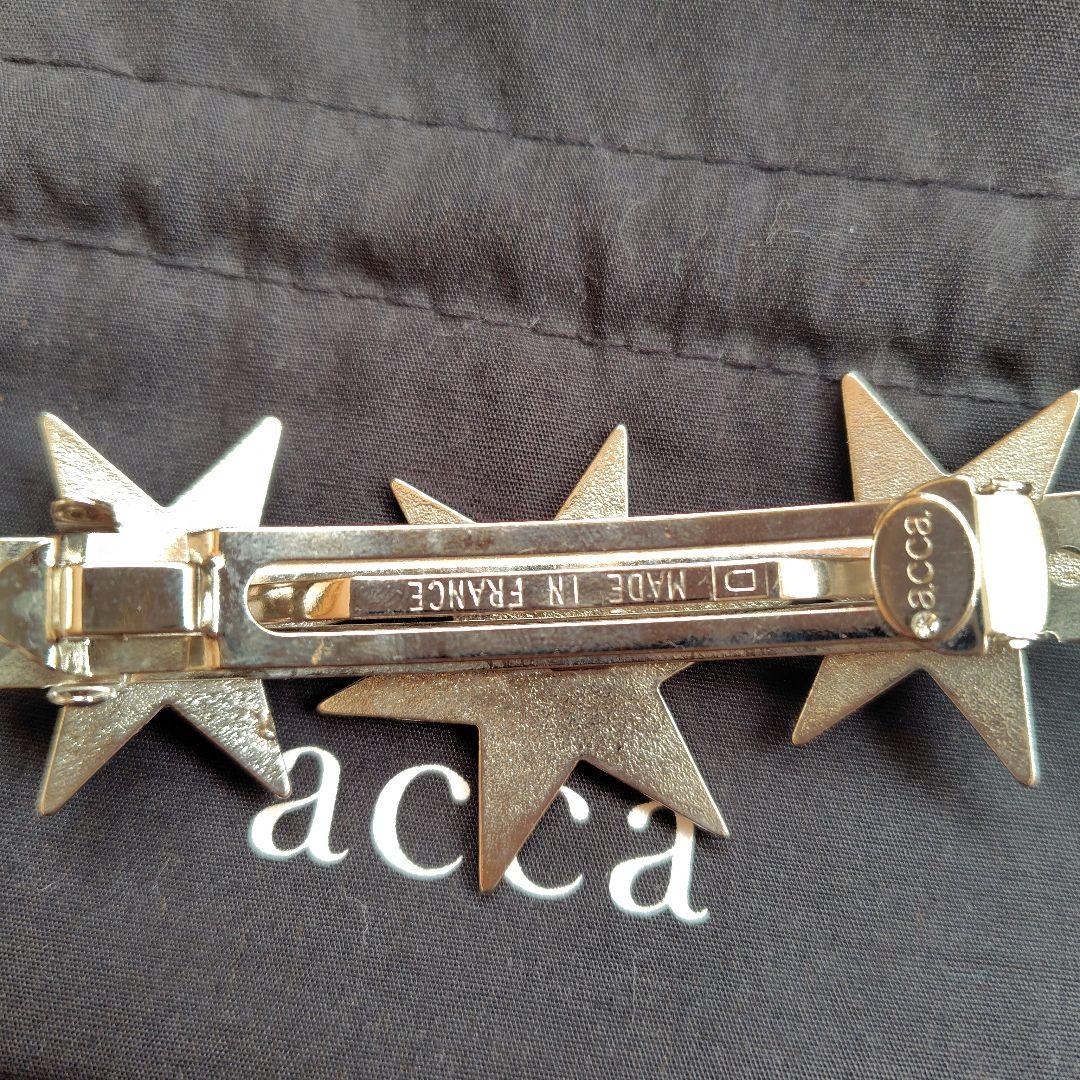 acca ホリデー　星型ヘアクリップ