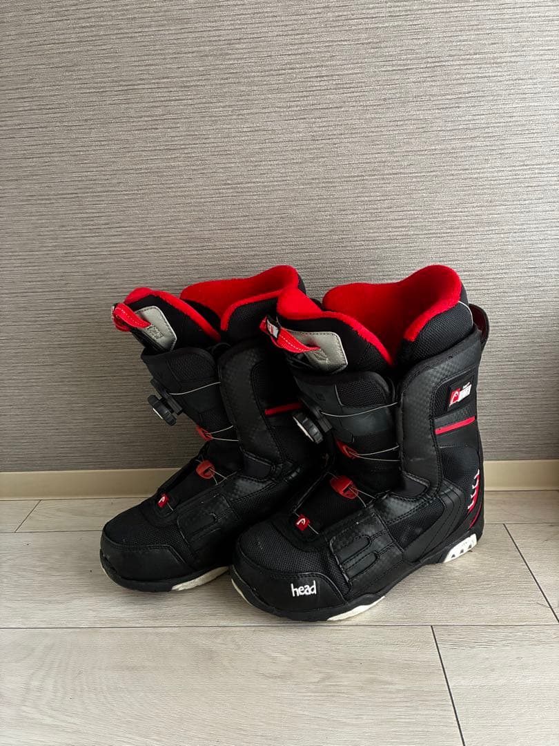 HEAD スノーボードブーツ 黒/赤