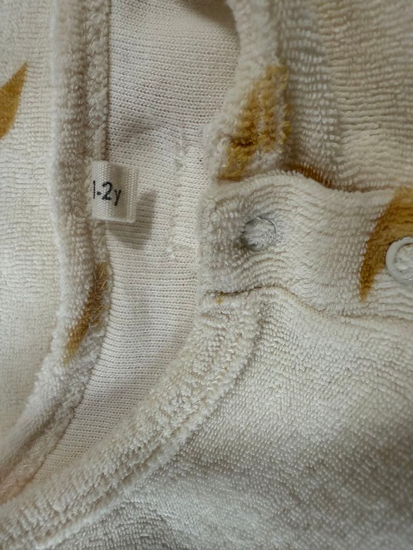 organiczoo 1-2Y ロンパ帽子セット