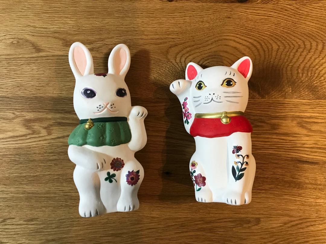 ナタリー・レテ　招きうさぎ　招きねこ　アフタヌーンティー　美品　完売