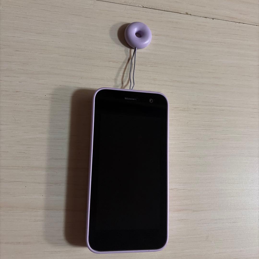 ドコモ　docomo キッズ携帯　KY-41C ラベンダー　ケース　フィルム付
