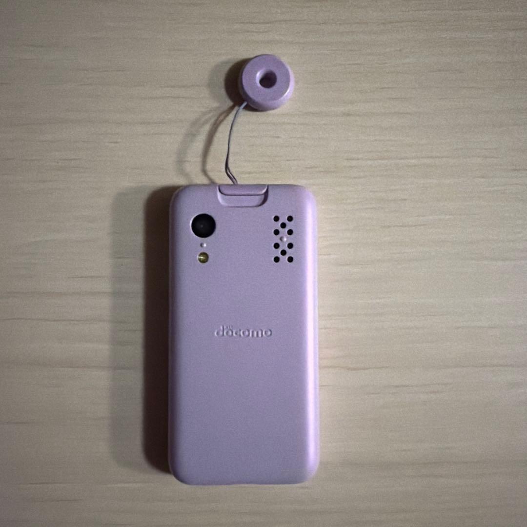 ドコモ　docomo キッズ携帯　KY-41C ラベンダー　ケース　フィルム付