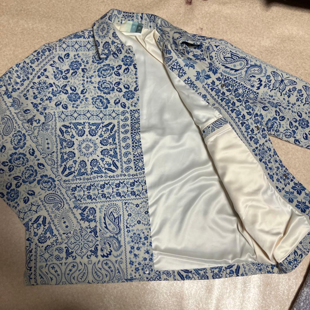 ＊最終値下げ＊ kith タペストリーコーチジャケット　サンドリフト