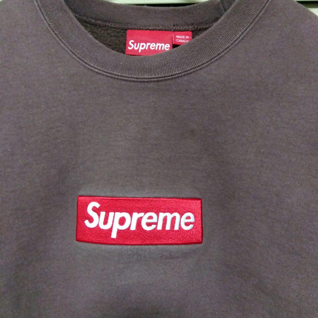 crew様。専用ページ　シュプリーム ブラウン トレーナー