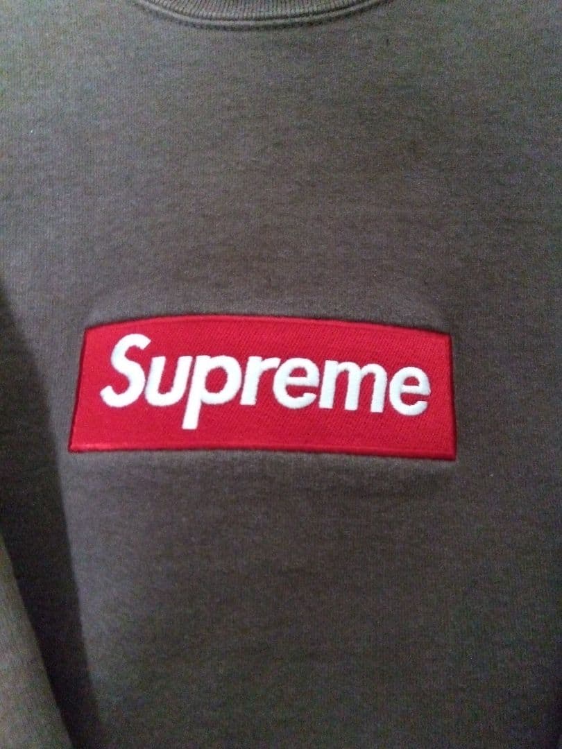 crew様。専用ページ　シュプリーム ブラウン トレーナー