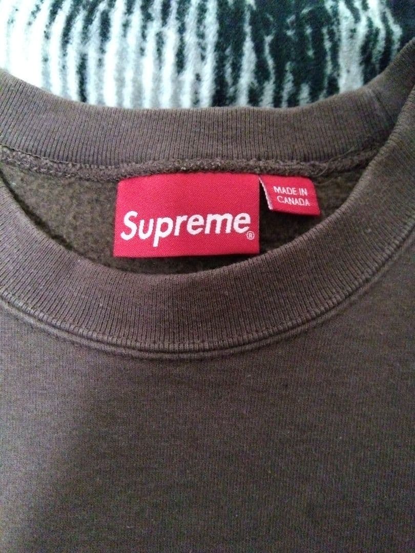 crew様。専用ページ　シュプリーム ブラウン トレーナー