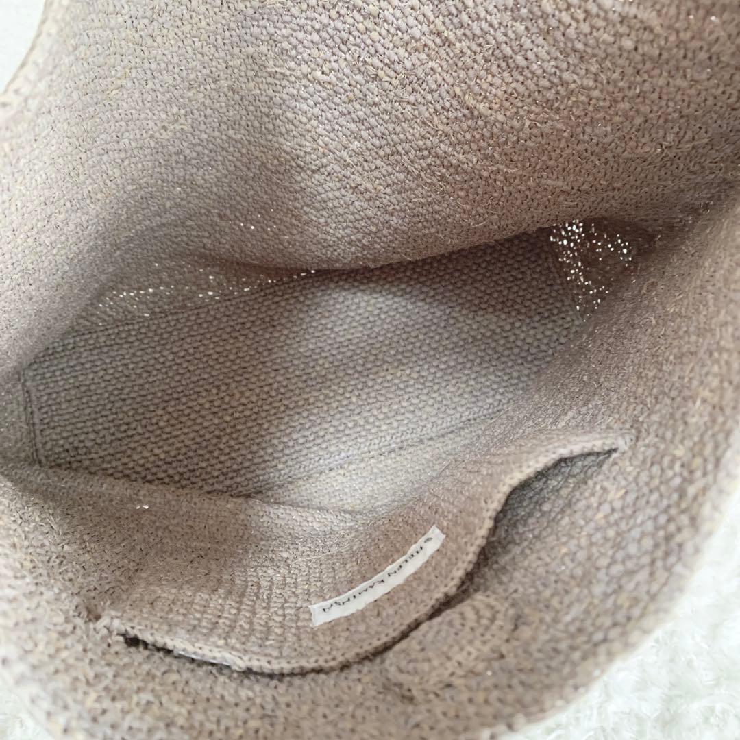 ほほ未使用♪ ヘレンカミンスキー　ラフィア　ワンハンドルショルダーバッグ