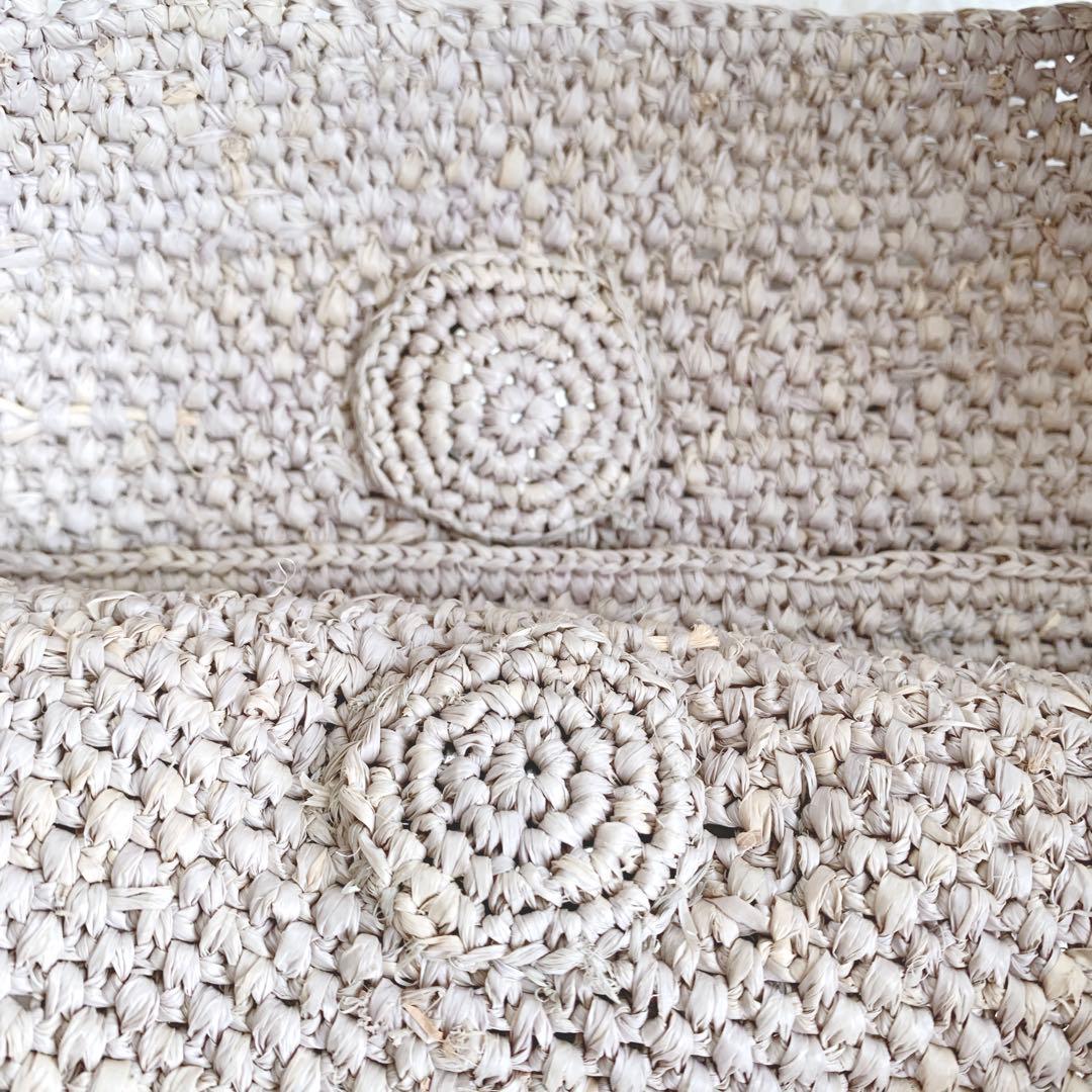 ほほ未使用♪ ヘレンカミンスキー　ラフィア　ワンハンドルショルダーバッグ