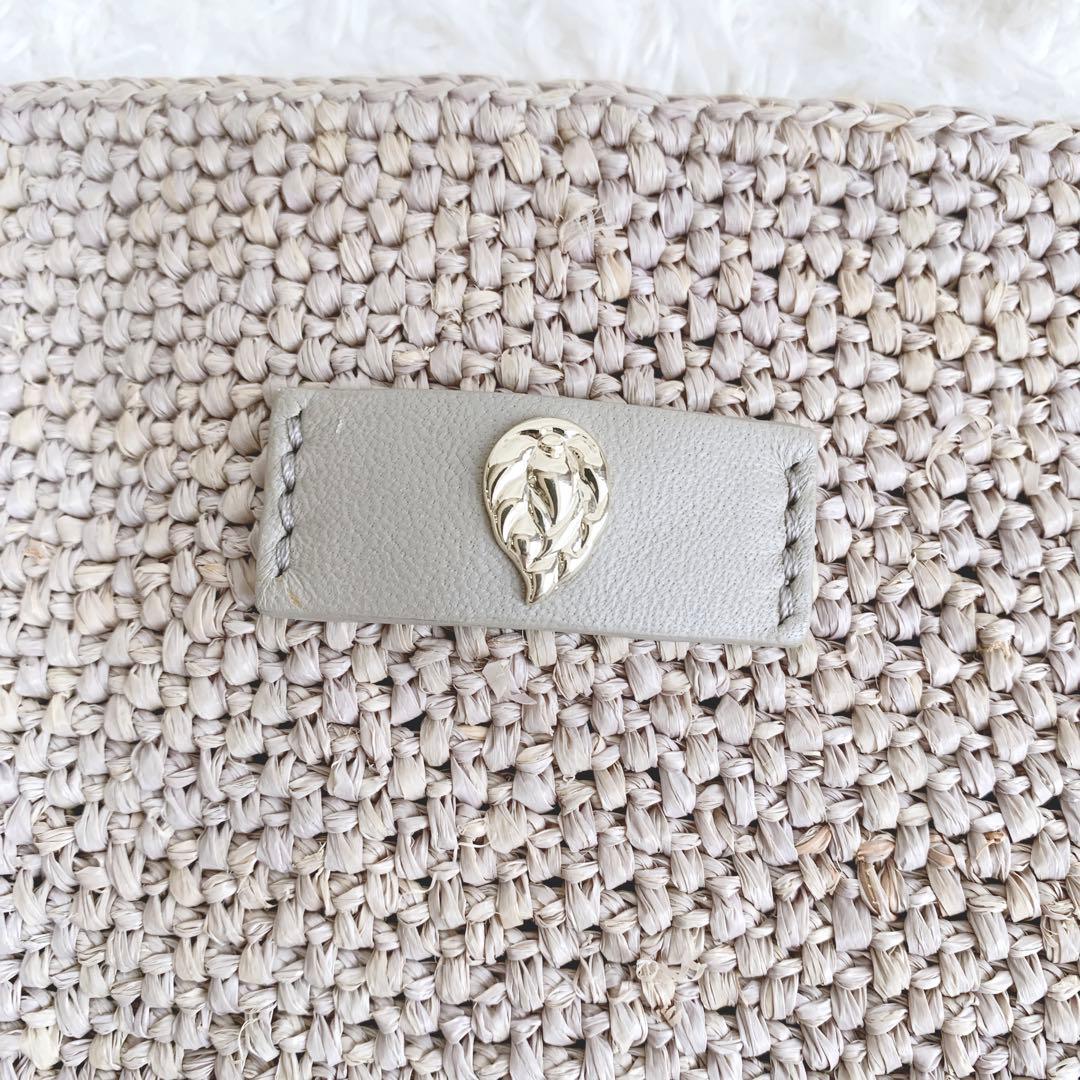 ほほ未使用♪ ヘレンカミンスキー　ラフィア　ワンハンドルショルダーバッグ