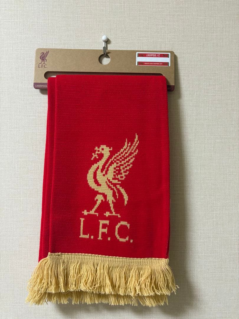 【即日発送】リヴァプール 2025優勝記念オフィシャル マフラー【限定品】