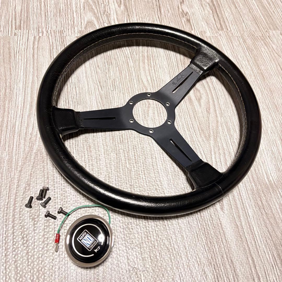【希少・極美品】1980年代ナルディクラシック ステアリング 36φ FET印有