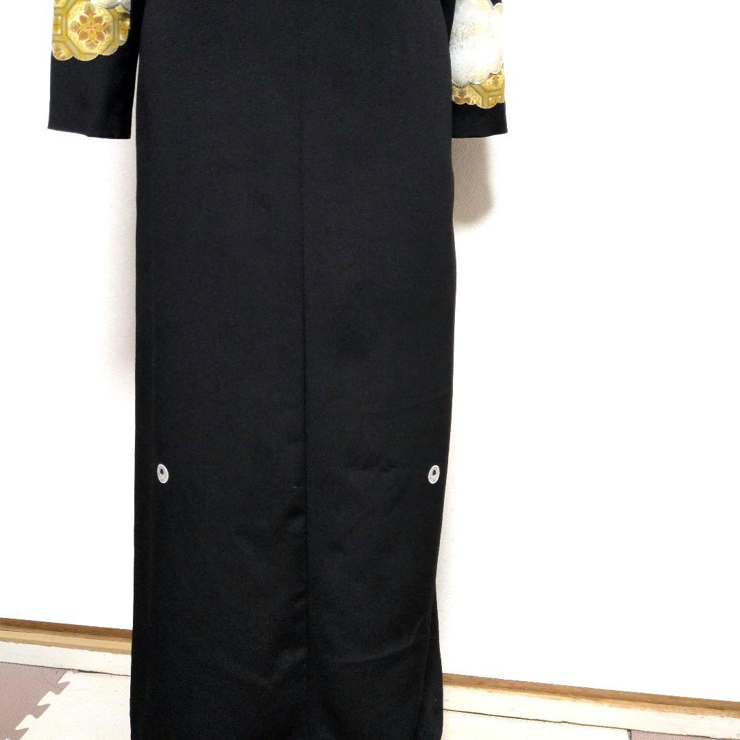 留袖リメイクAラインワンピースハレの日結婚式　発表会　卒業式パーティー13号