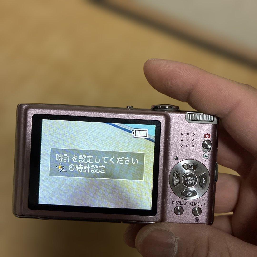 動作確認済 LUMIX 12メガピクセルデジタルカメラ ピンク DMC-FX40