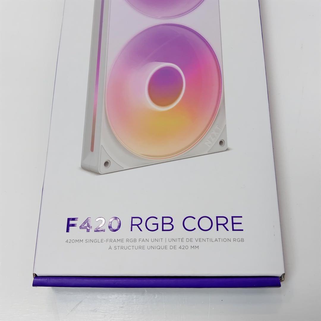 【未開封】 NZXT F420 RGB Core White 420mm 3連