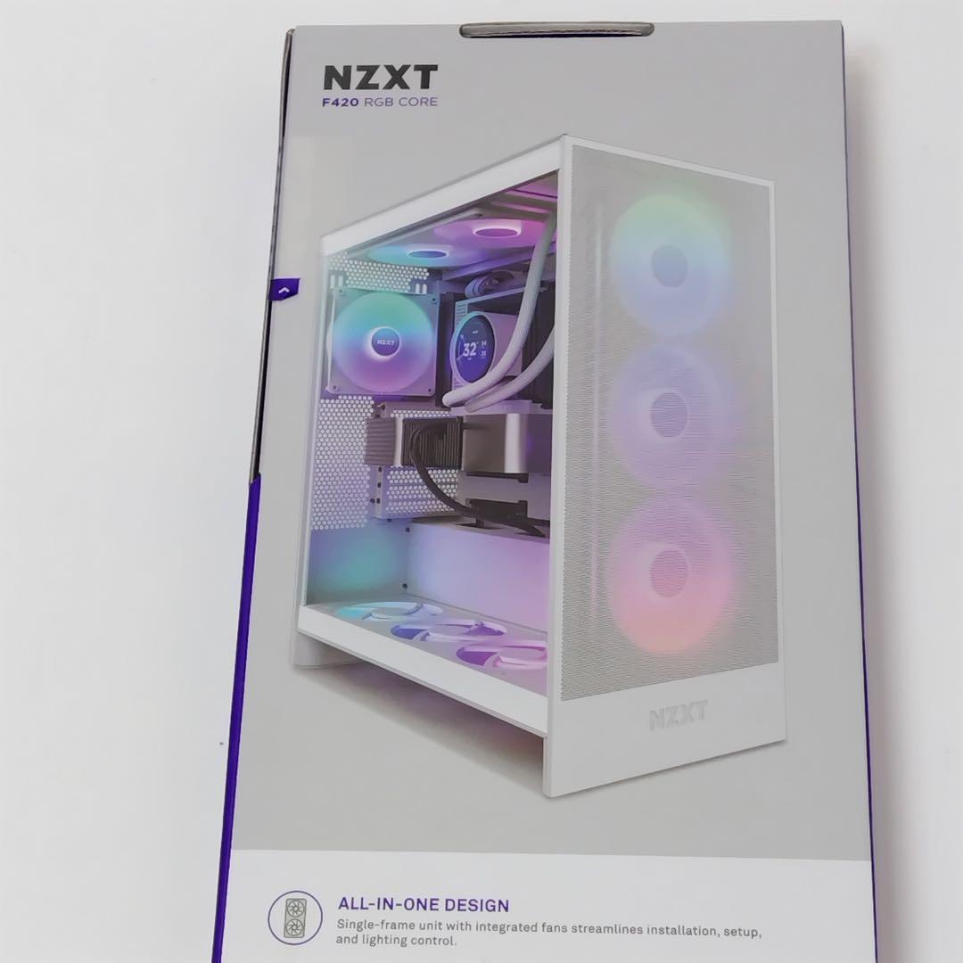 【未開封】 NZXT F420 RGB Core White 420mm 3連