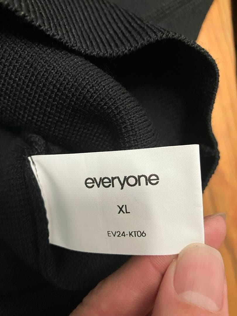 everyone前橋限定milano rib knit crew sweater