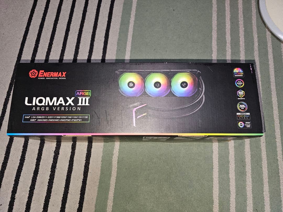 水冷CPUクーラー LIQMAXIII360mm ELC-LMT360-ARGB