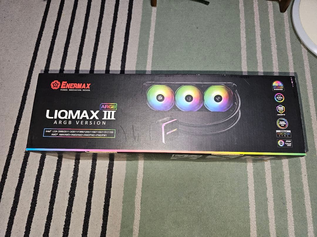 水冷CPUクーラー LIQMAXIII360mm ELC-LMT360-ARGB