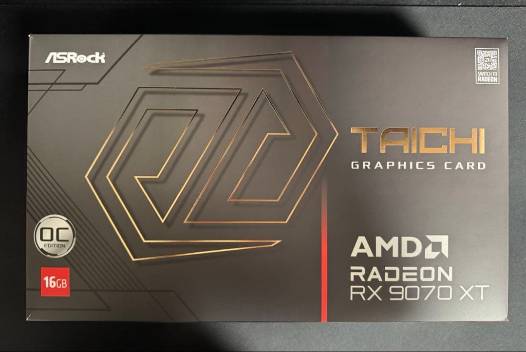 グラフィックボード・グラボ・ビデオカード ASRock AMD Radeon RX9070XT Taichl 16GB