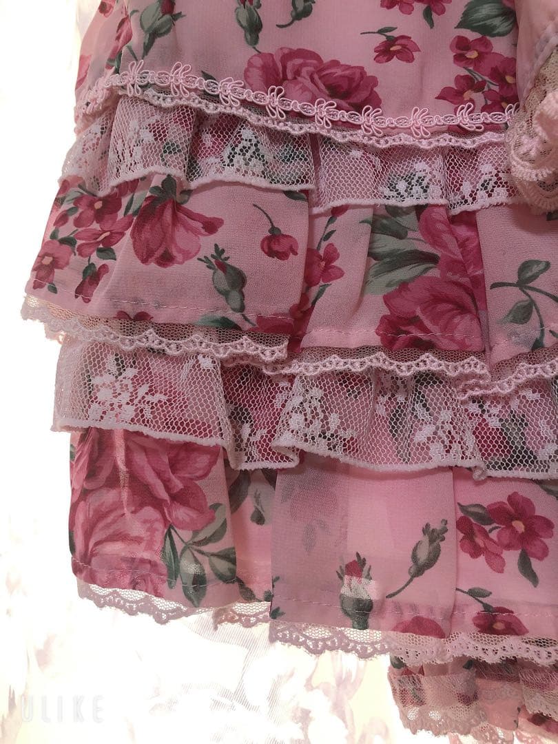 アンジェリックプリティ　ドラマティックローズ　スカート　ピンク