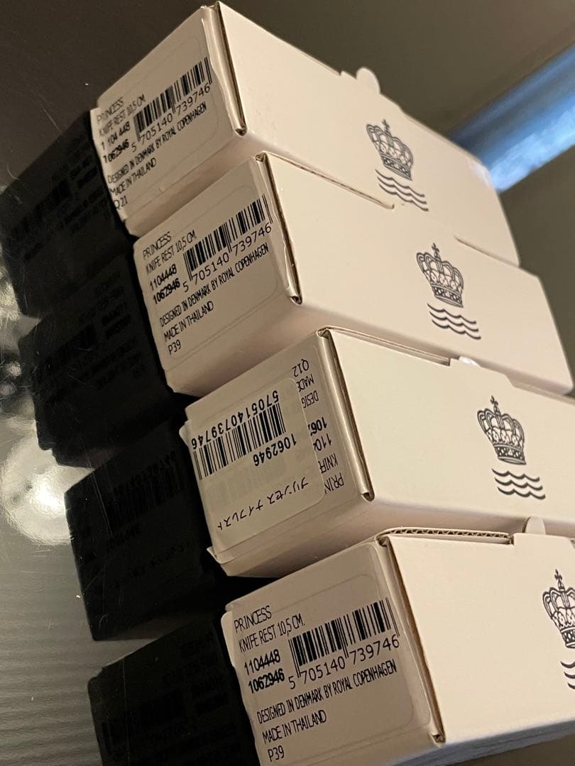 【新品】ロイヤルコペンハーゲン プリンセス ナイフレスト4個