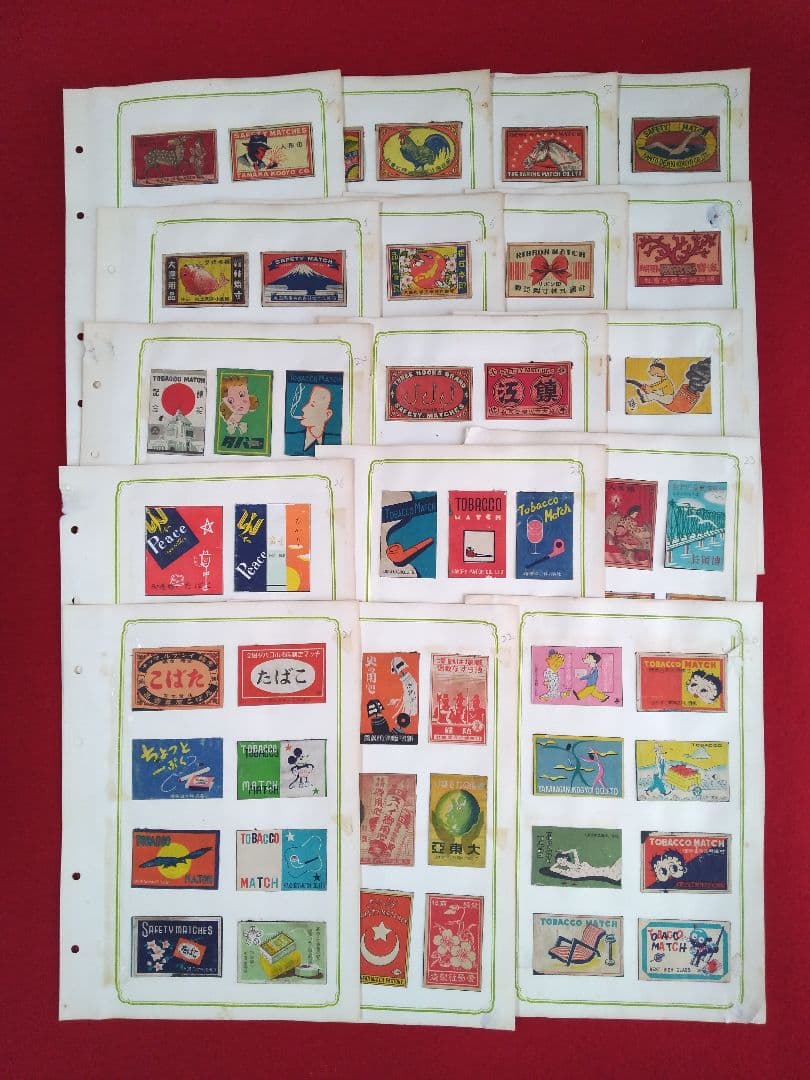 マッチラベルコレクション 戦前 戦後 外国製も混じる 総数 148枚
