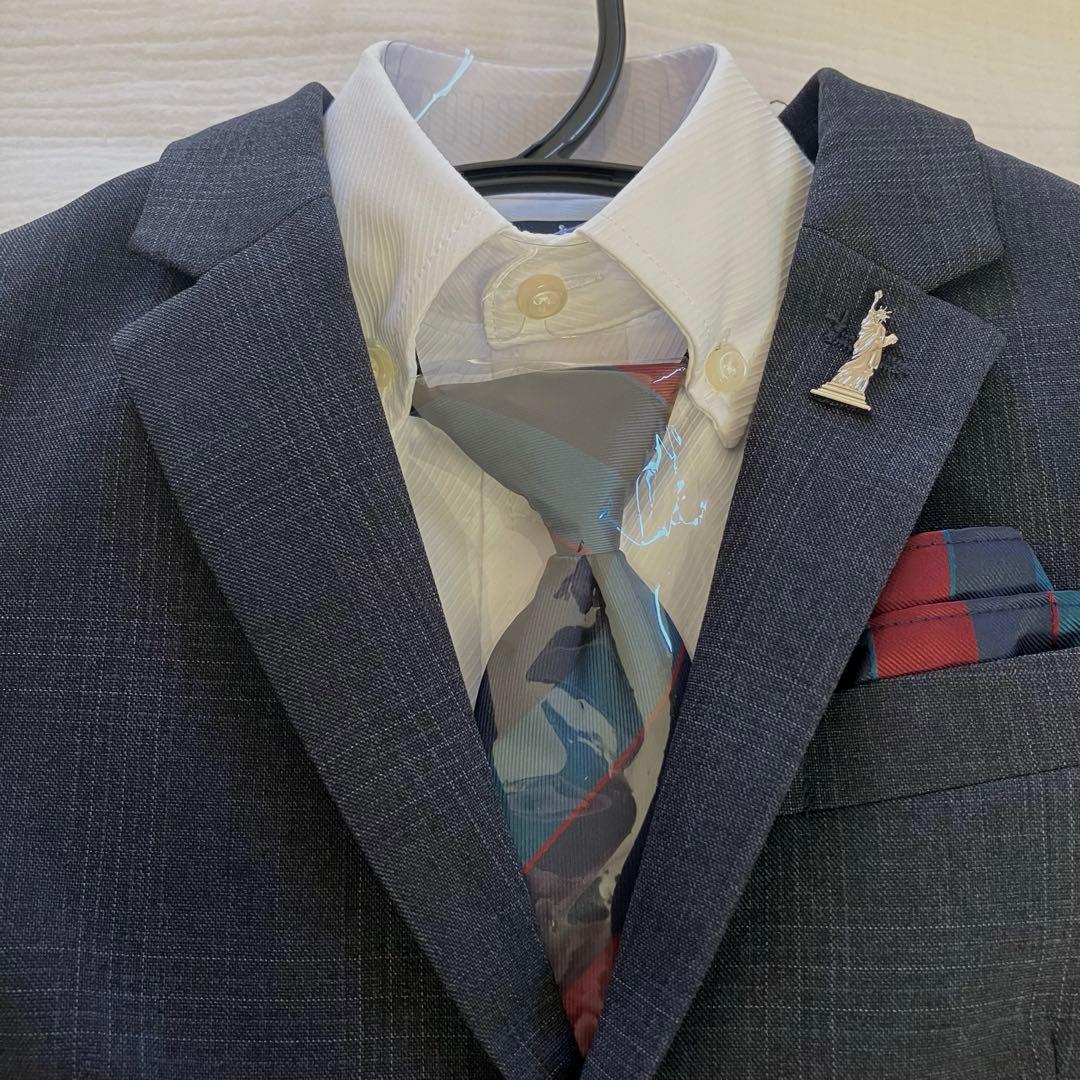 新品EAST BOY 120㎝　紺フォーマルスーツセット　卒園式入学式