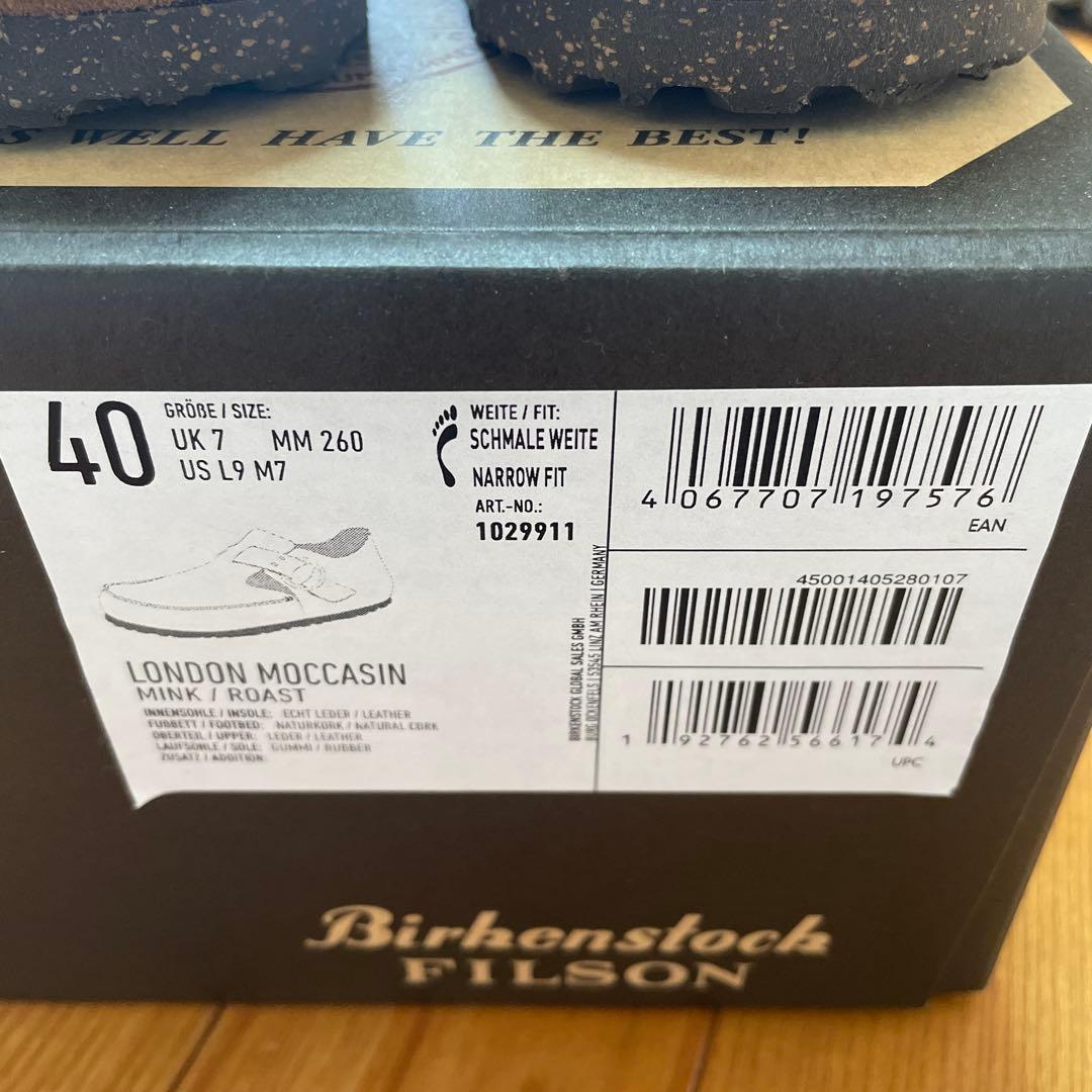 BIRKENSTOCK ビルケンシュトック 1774 FILSON モカシン