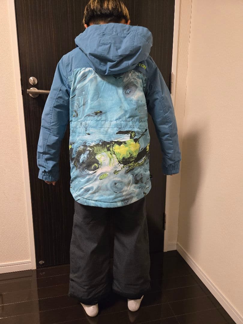 BURTON 子供用 スノーボードウェア 青