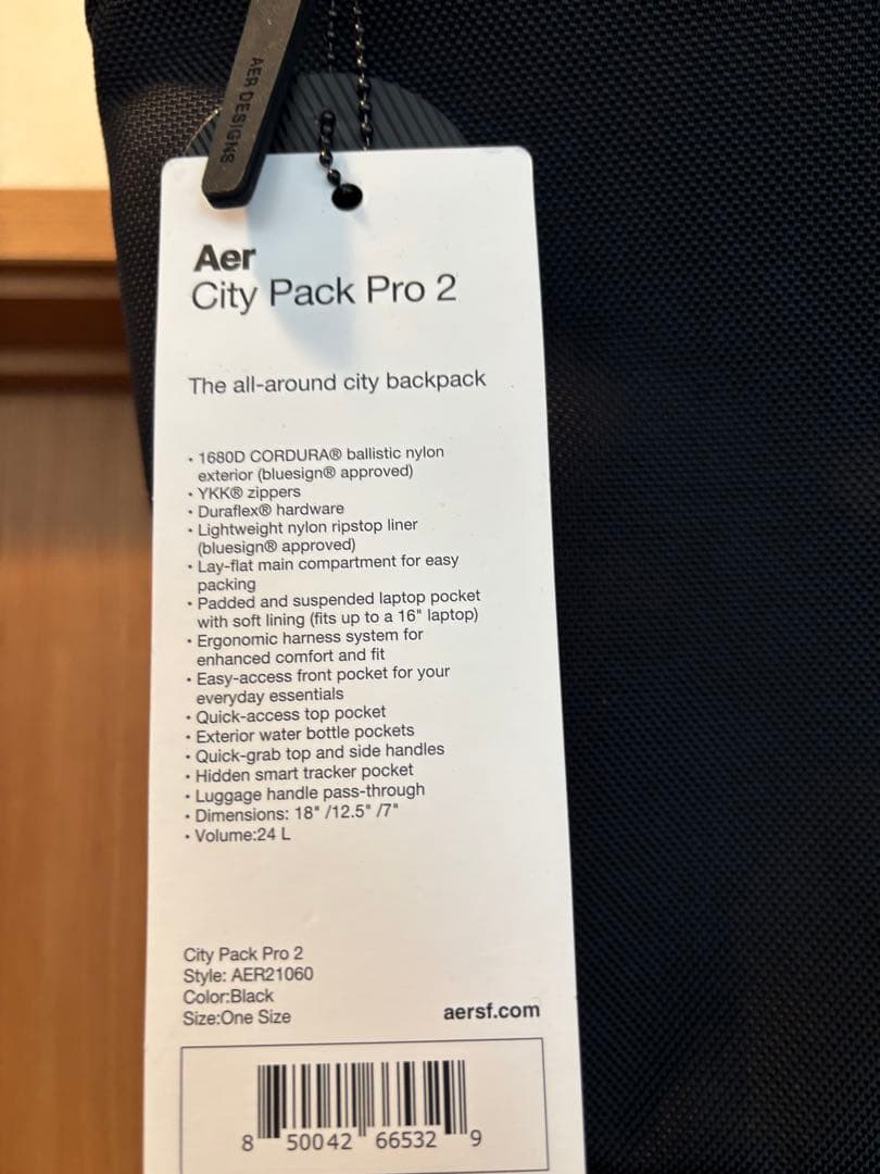 よく読んでからご検討下さい！！☆未使用☆Aer City Pack Pro 2