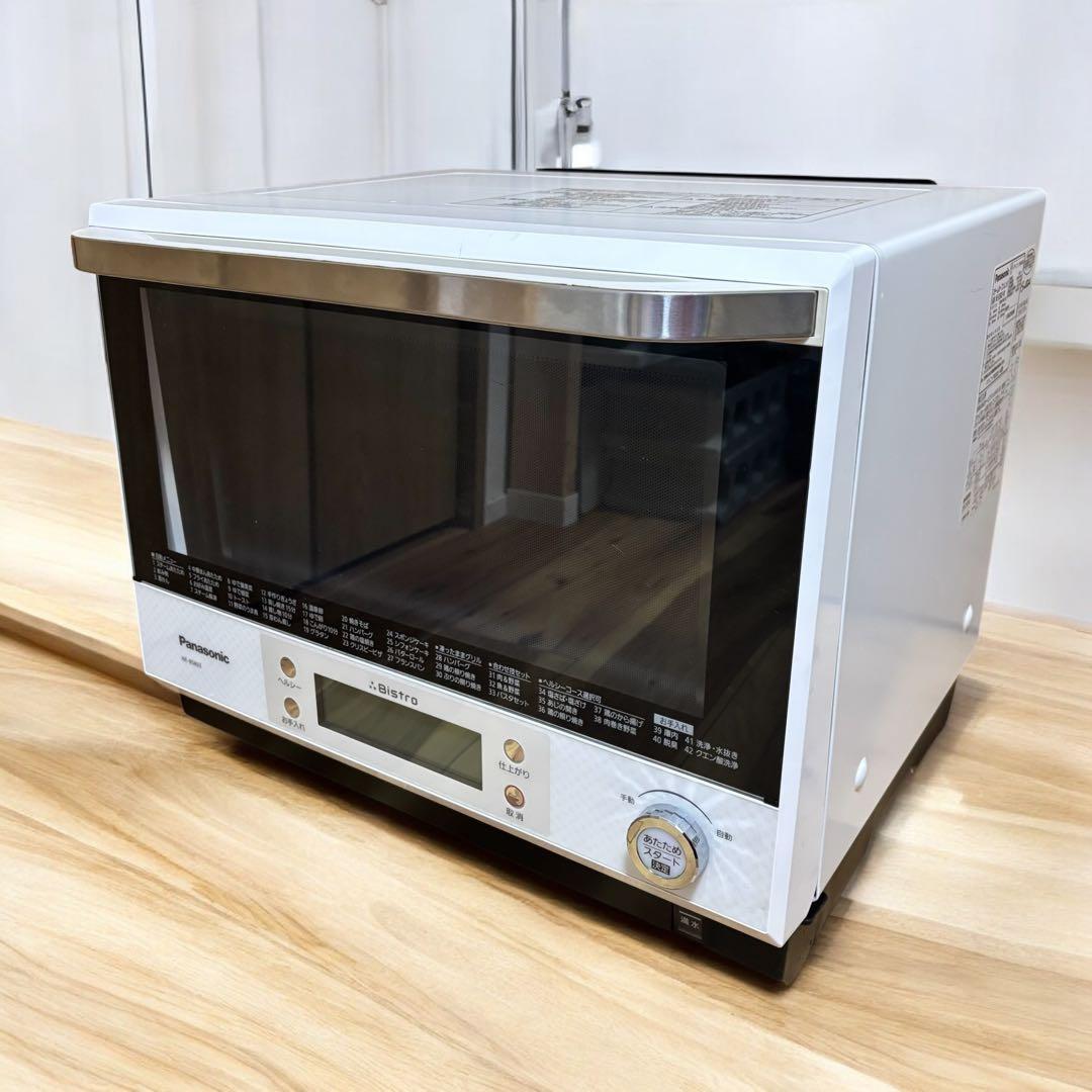 自動調理が優秀✨パナソニック ビストロ スチームオーブンレンジ NE-BS803