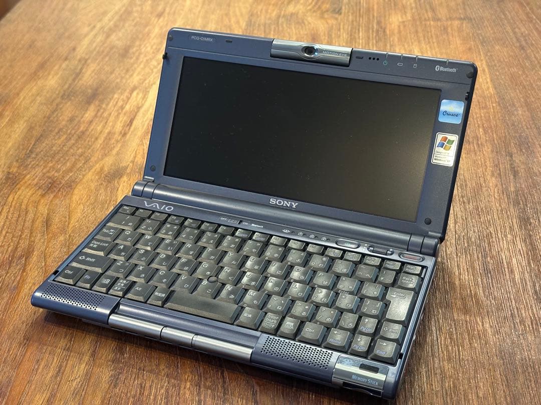 動作美品SONY レトロVAIO PCG-C1MRX 一部付属品付き