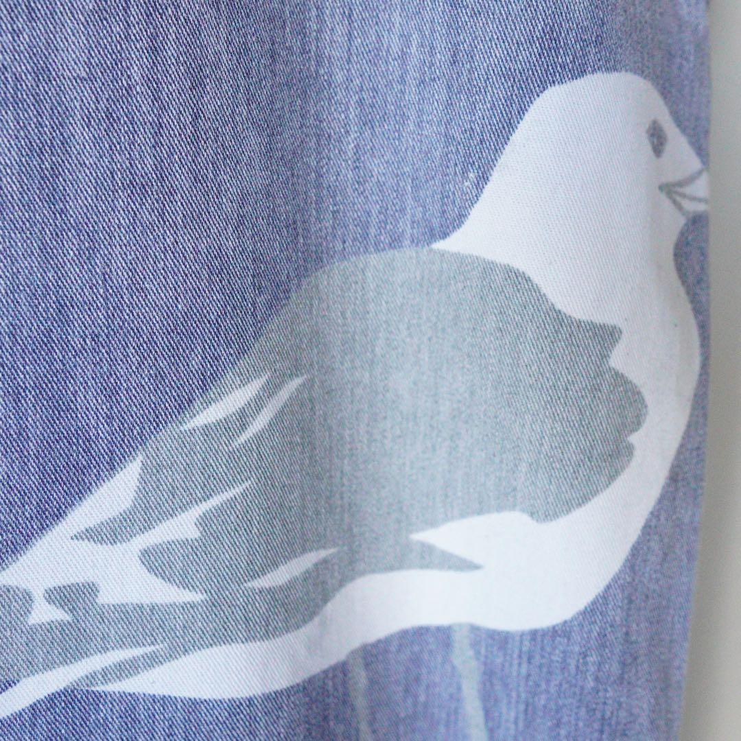 Michigan rag ミシガン ラグ 総柄 コットン パンツ 古着