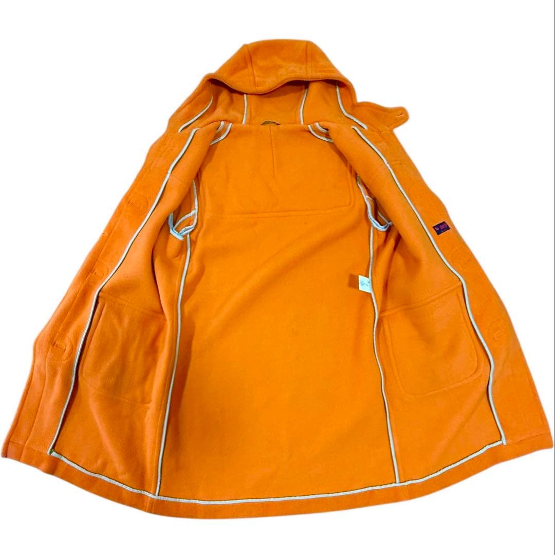 90s グレンフェル 別注 ダッフルコート オレンジ 36 Moorbrook