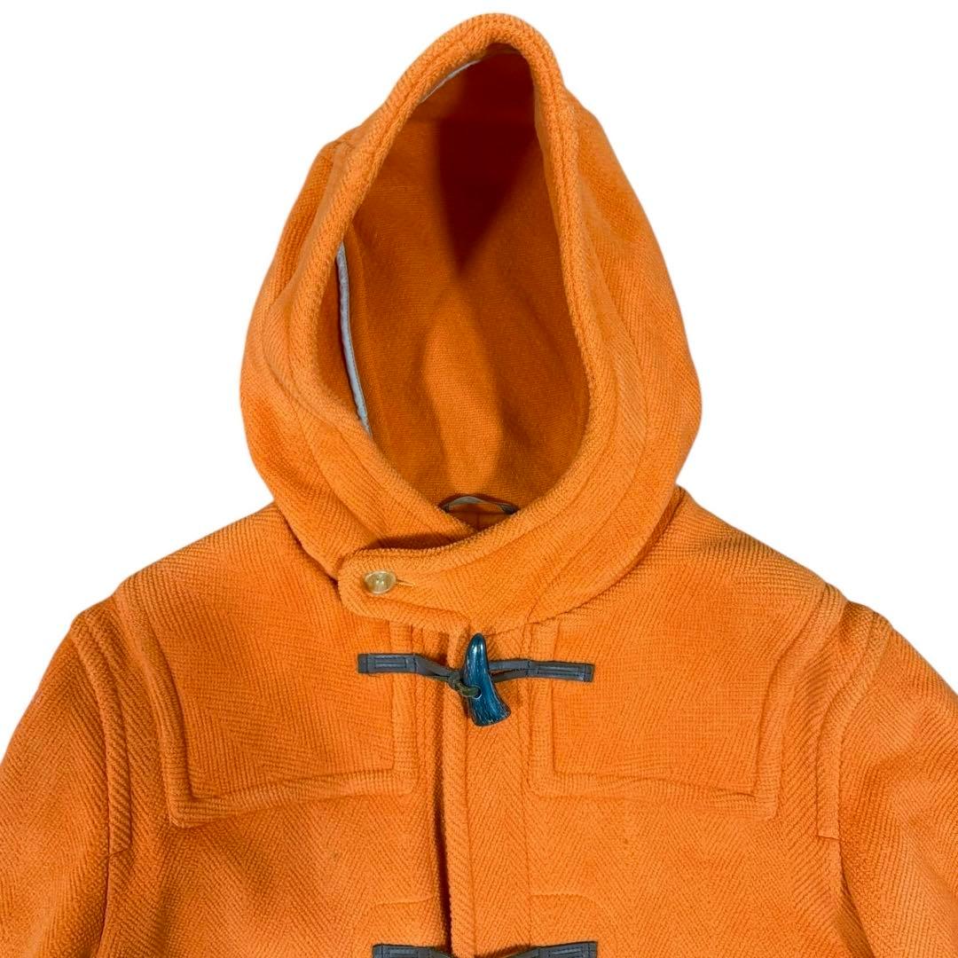 90s グレンフェル 別注 ダッフルコート オレンジ 36 Moorbrook