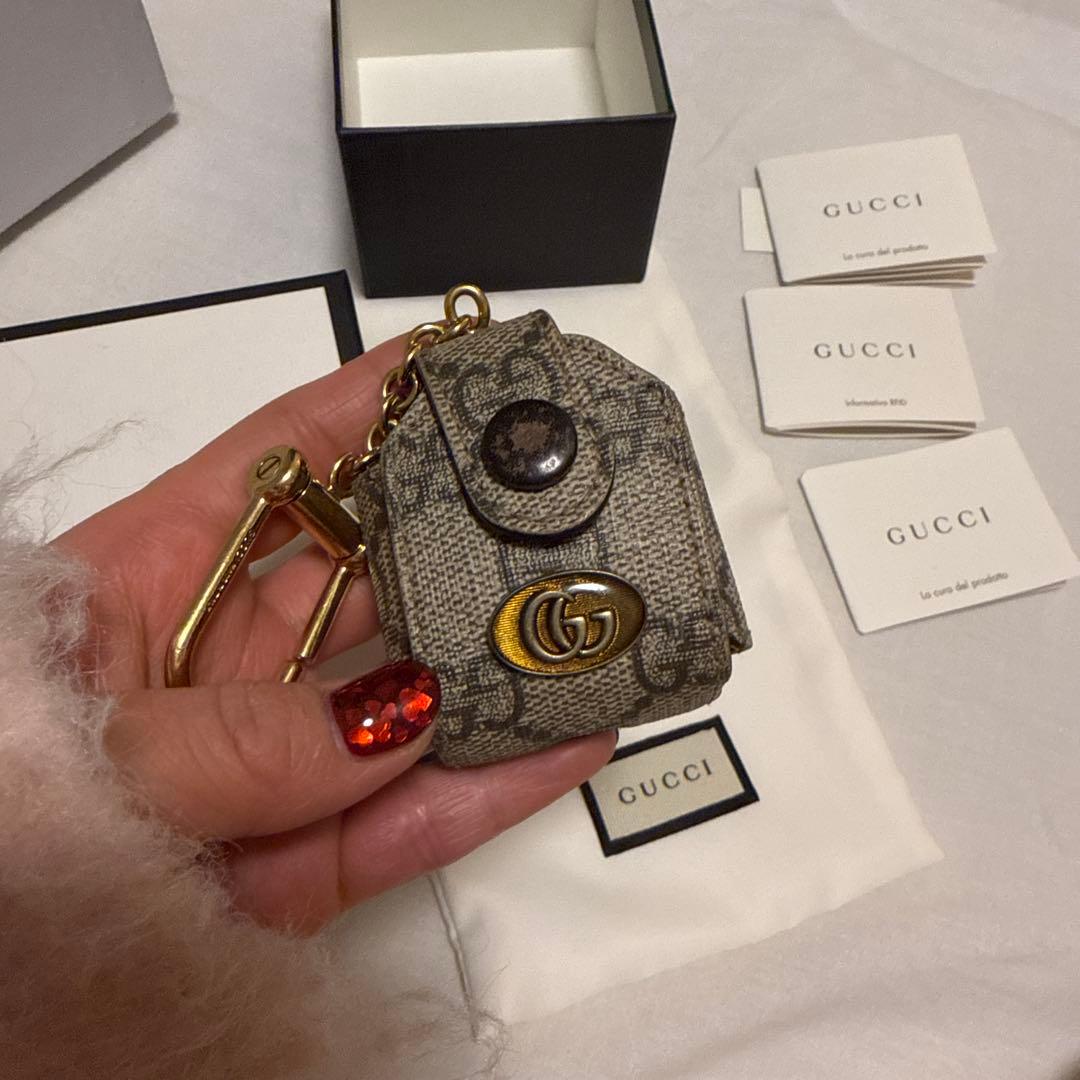 GUCCI グッチ 第二世代　GGスプリーム AirPods ケース