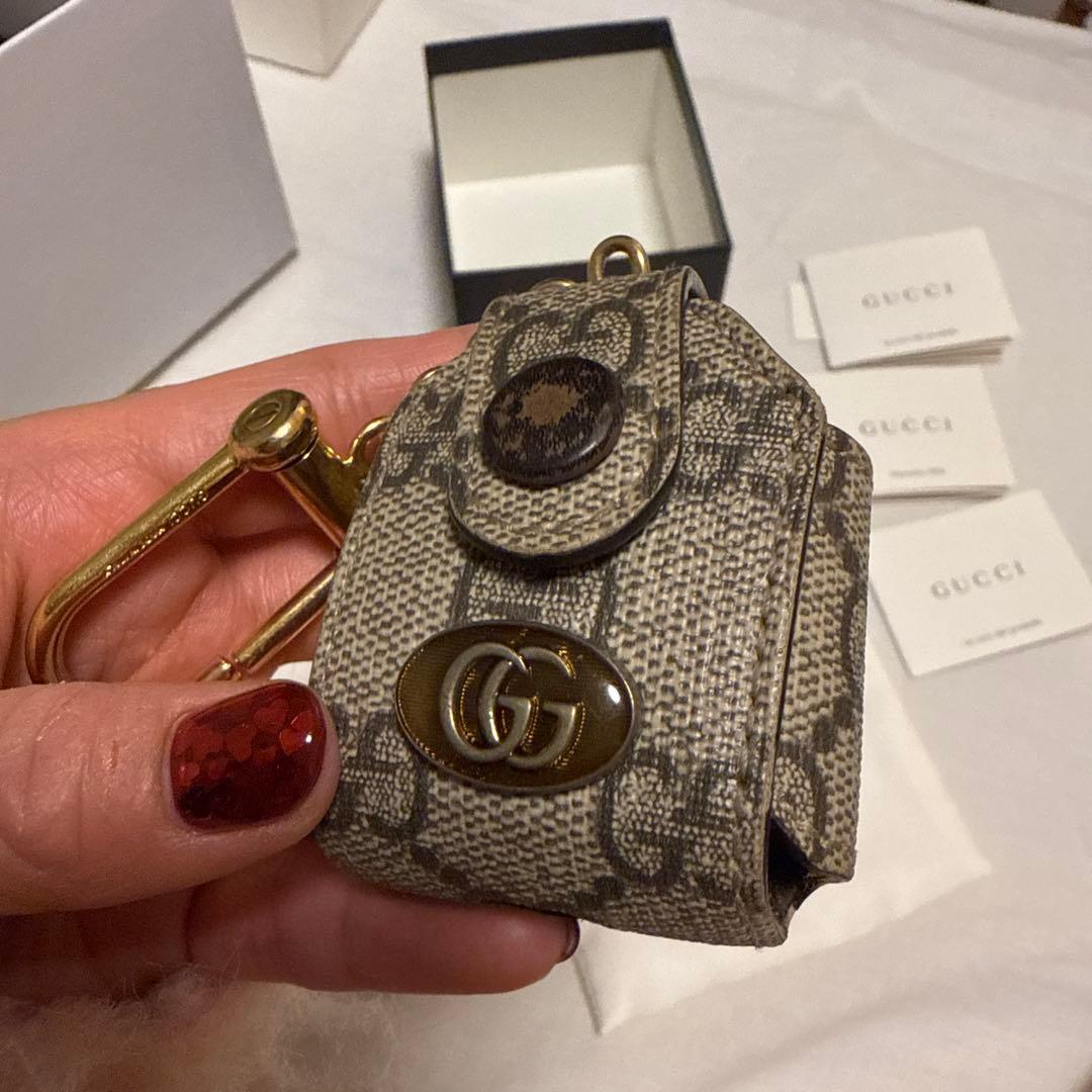GUCCI グッチ 第二世代　GGスプリーム AirPods ケース