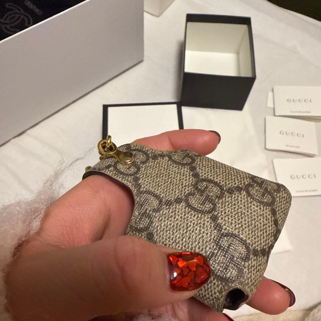 GUCCI グッチ 第二世代　GGスプリーム AirPods ケース