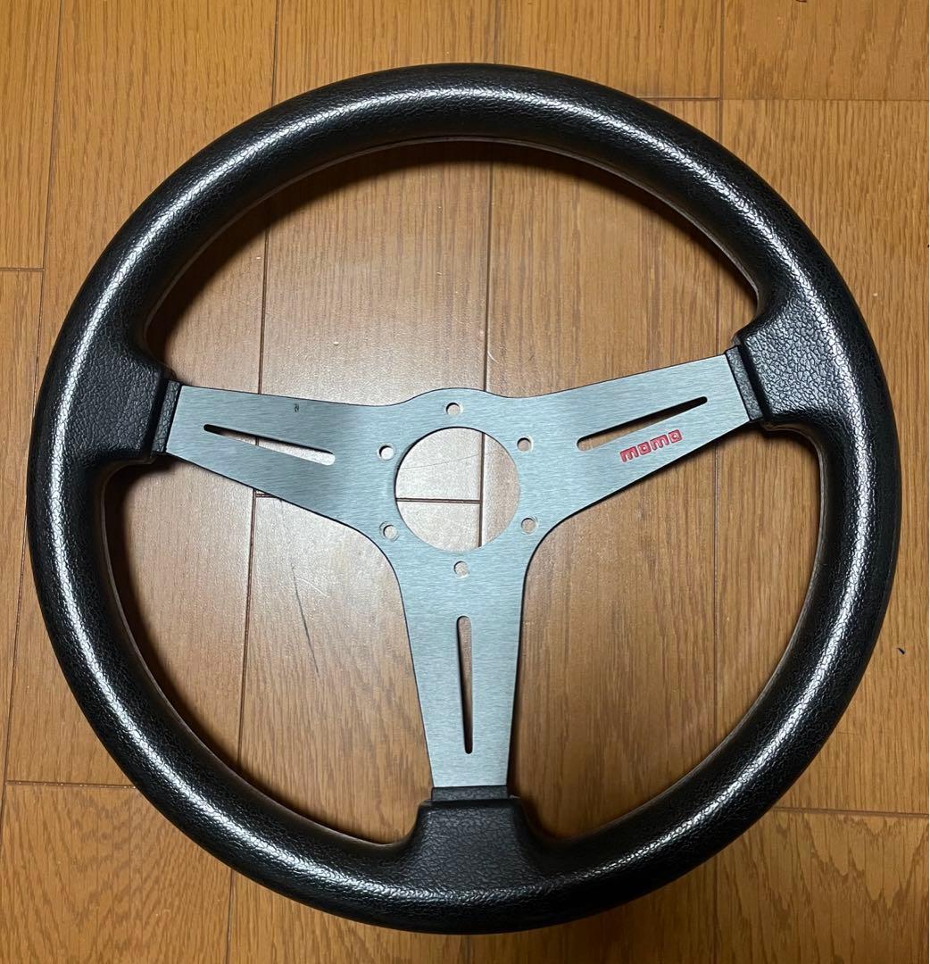 ステアリング ハンドル MOMO モモステ 350mm ディープコーン 当時物
