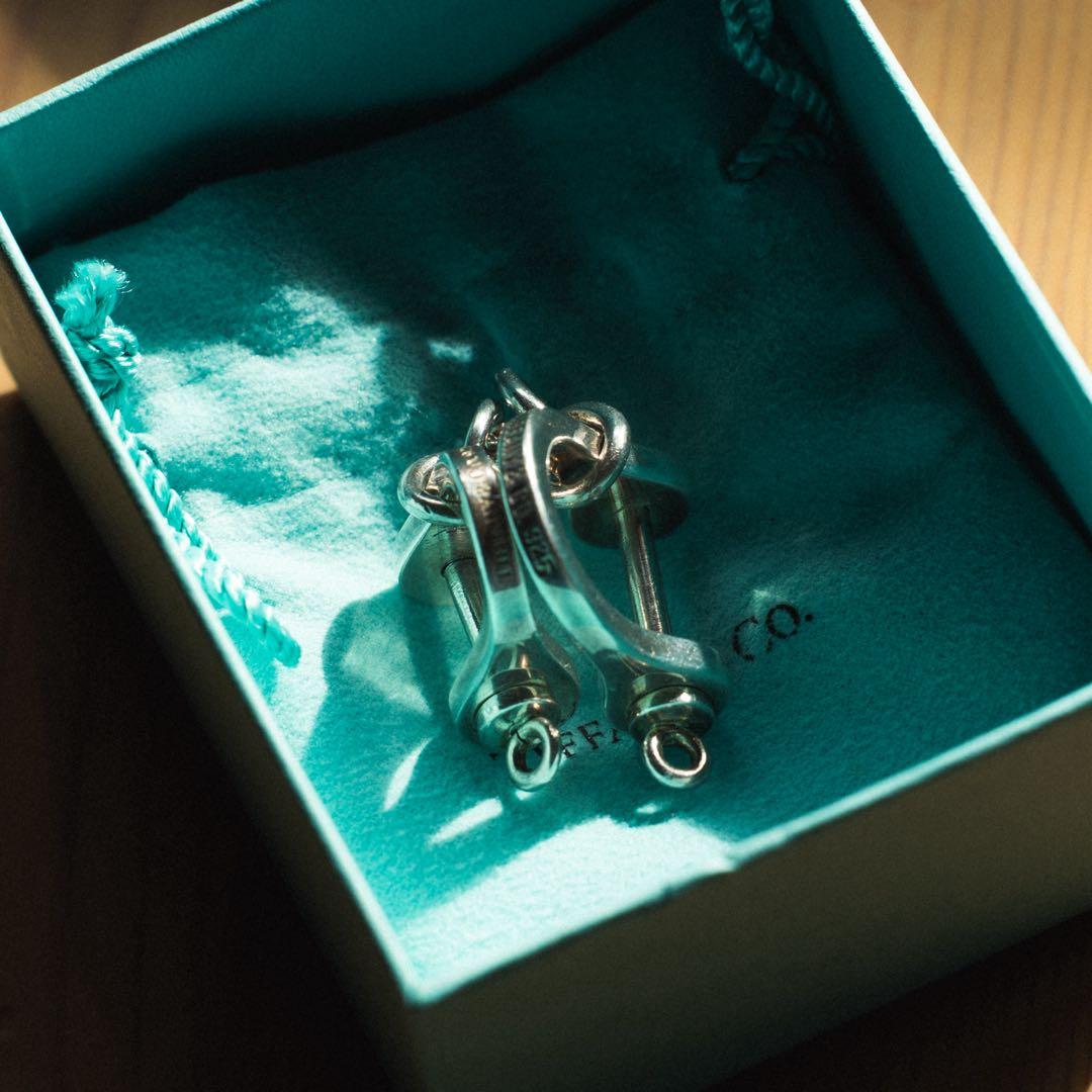 【OLD TIFFANY&Co.】 オールドティファニー　ダブルシャックル