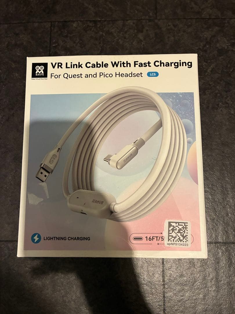  Quest 3 512GB VRヘッドセット　リンクケーブル付