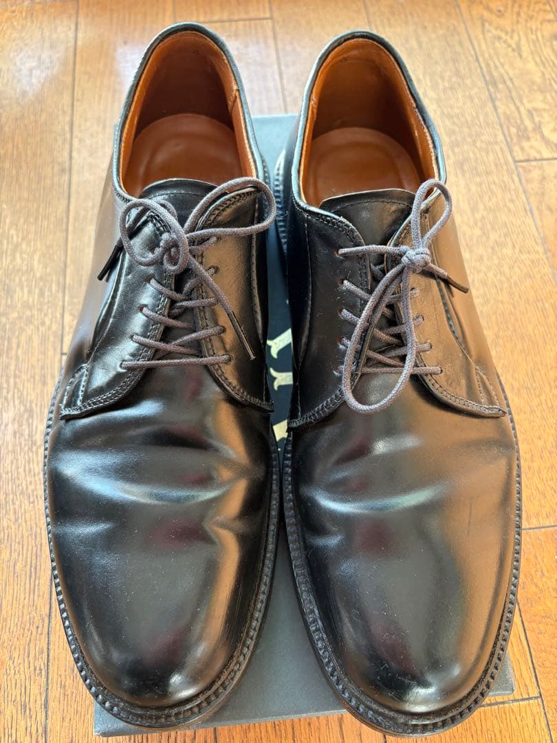 Alden 9901 オールデン コードバン プレーントゥ　7D ブラック