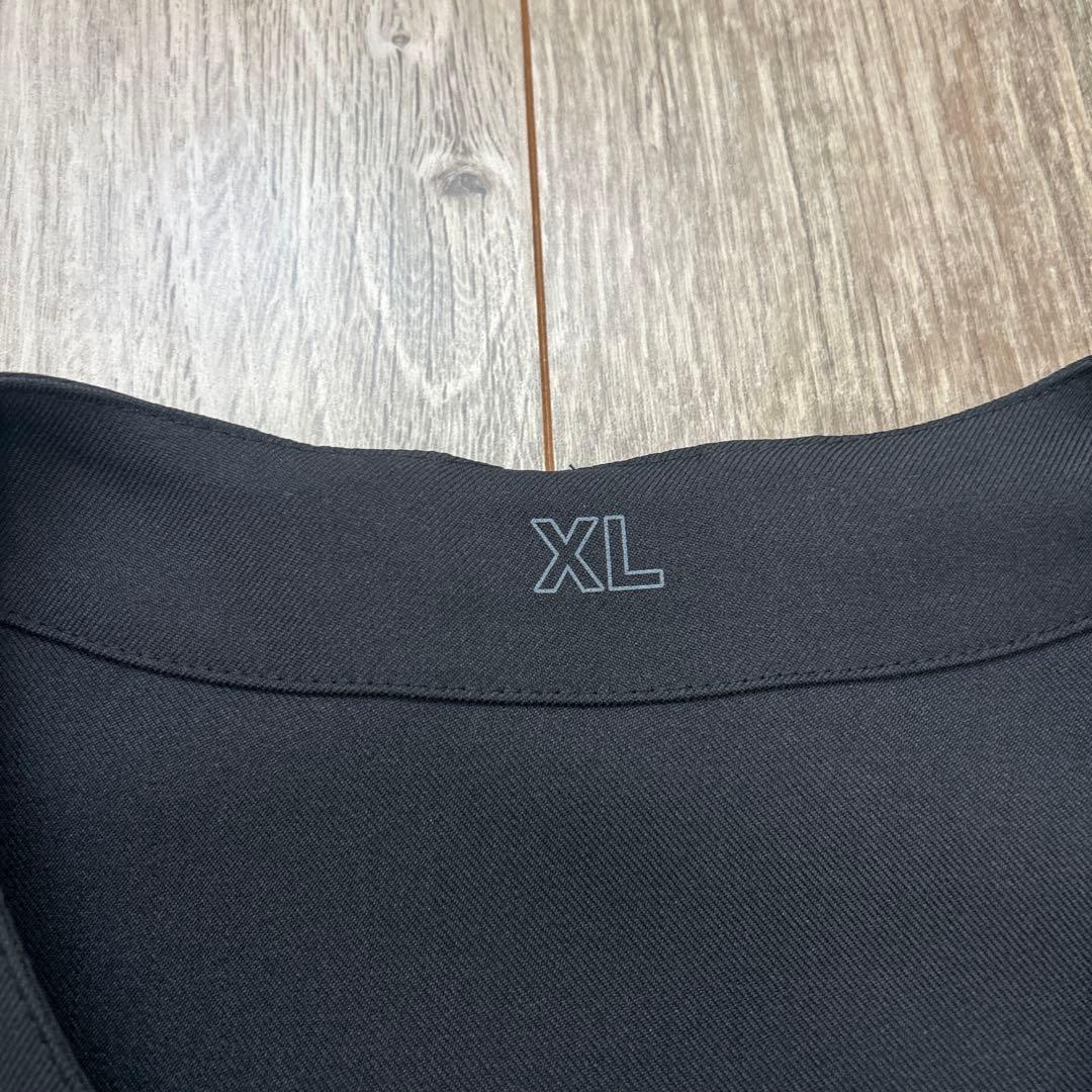 無印 MUJI Labo 汚れが落ちやすいノーカラージャケット ブラック XL