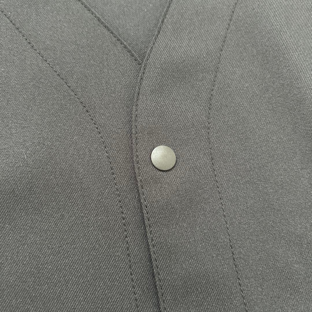 無印 MUJI Labo 汚れが落ちやすいノーカラージャケット ブラック XL