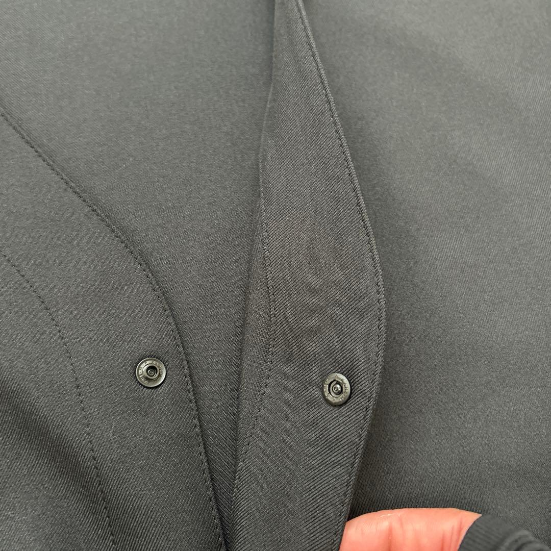 無印 MUJI Labo 汚れが落ちやすいノーカラージャケット ブラック XL