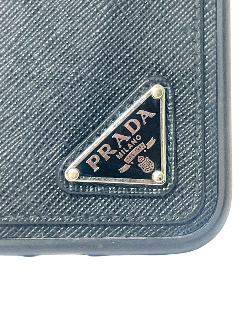 PRADA プラダ iPhone14promax 三角ロゴ サフィアーノ