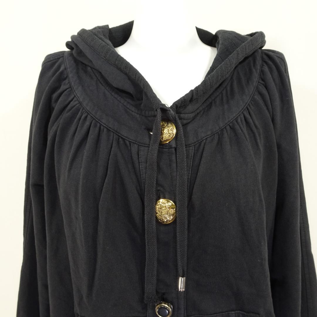 D&G ヴィンテージ　ブラック フード付きパーカー S 希少 レア