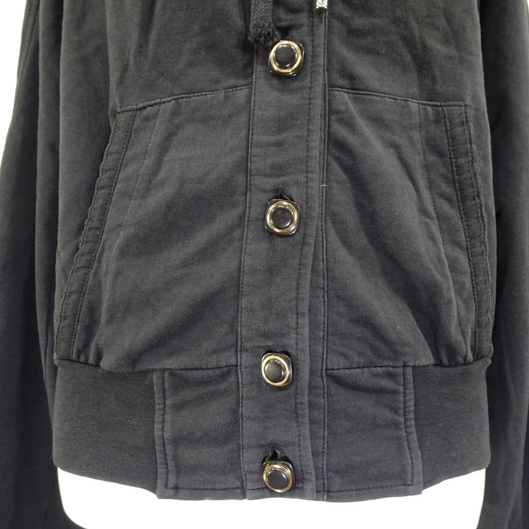 D&G ヴィンテージ　ブラック フード付きパーカー S 希少 レア