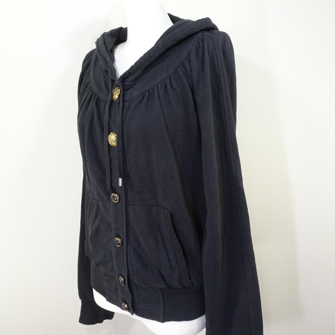 D&G ヴィンテージ　ブラック フード付きパーカー S 希少 レア